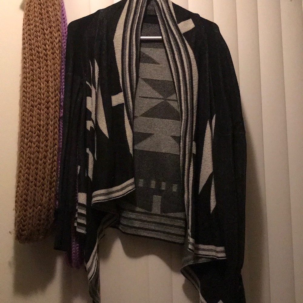 Black and Tan cardigan